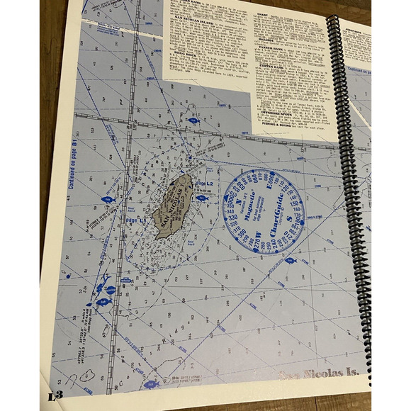 California Coastal Charts Cruising Guide Fishing Scuba Boating Vintage HTF OOP - Picture 12 of 13